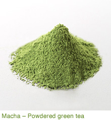 Macha – Powered green tea