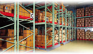 Refrigeration warehouse of products
